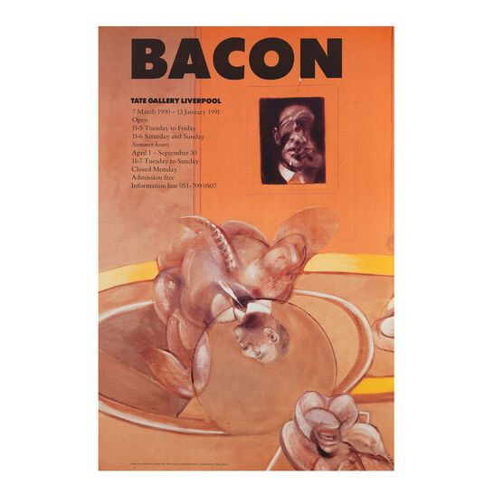 Francis Bacon, 1991 original exhibition poster